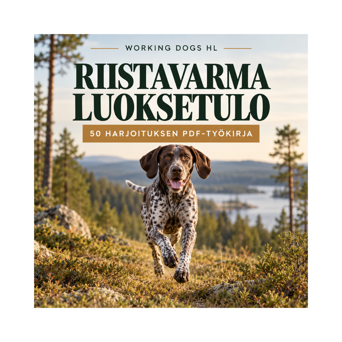 Riistavarma luoksetulo työkirja PDF